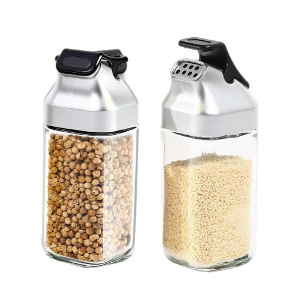 1PC Camping Dispenser Seasoning Box Salt & Pepper Set Spices Holder Shaker 